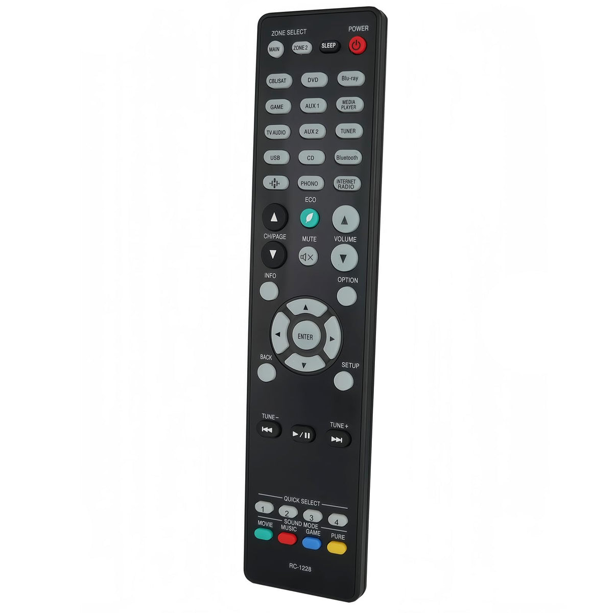 RC-1228 Sub RC-1227 RC-1217 RC-1218 RC-1192 Replacement Remote Fit for Denon Integrated Network AV Receiver AVR-X3600H AVR-X2600H AVR-S950H AVR-X3500H