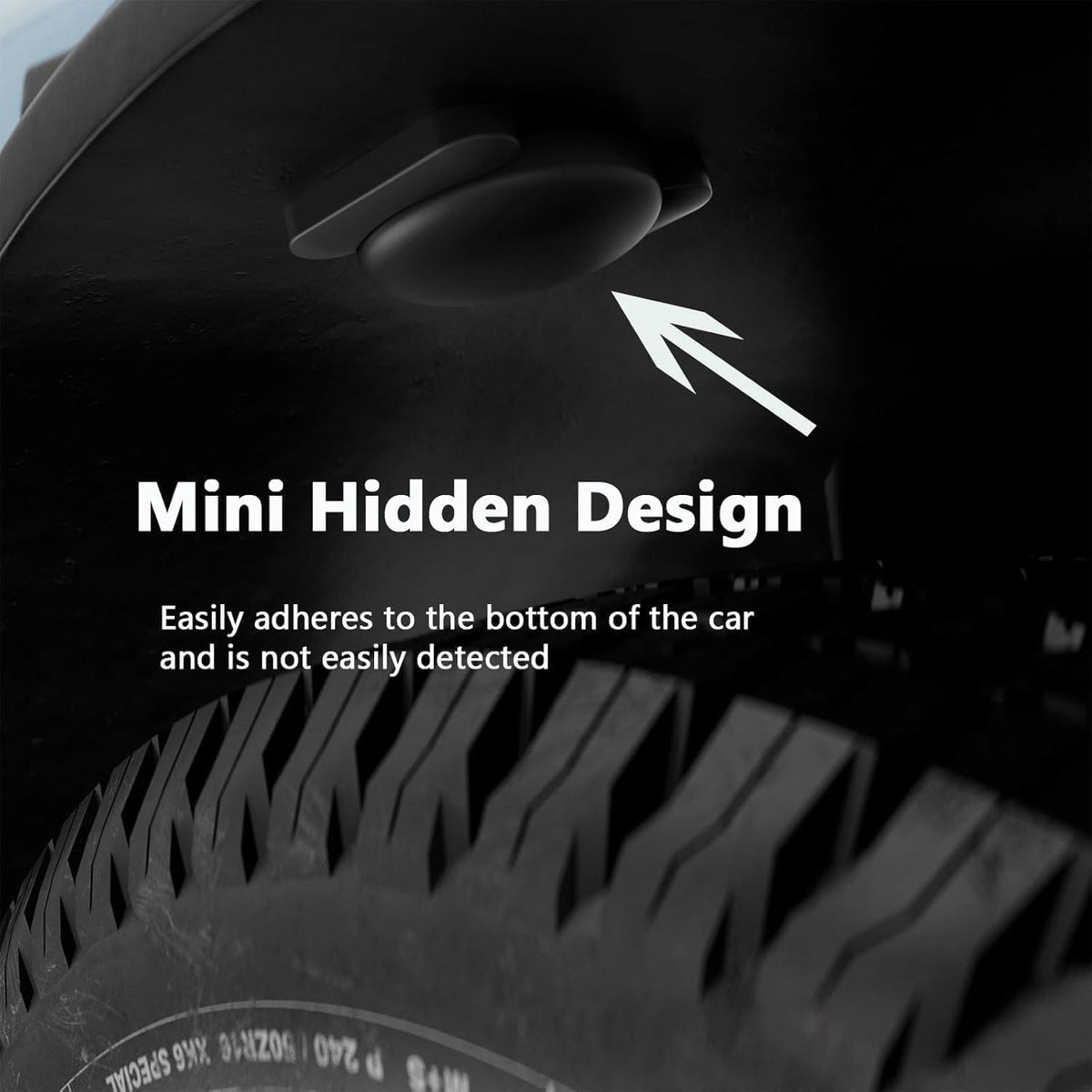 HONGTOP H (Black,1PCS) Mini GPS Tracker for Vehicles,Tracker Device for Vehicles No Subscription No Monthly Fee Car