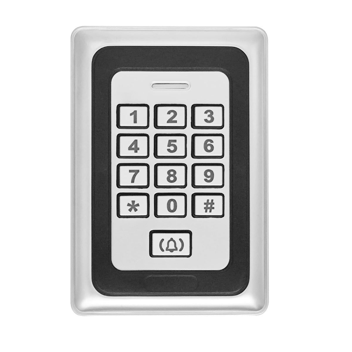 Smart Access Control System Kit - Metal Touch Keypad, 1200LB Magnetic Lock, Tuya App Remote Access, 2 Remote Controls, RFID Cards, Metal Exit Button