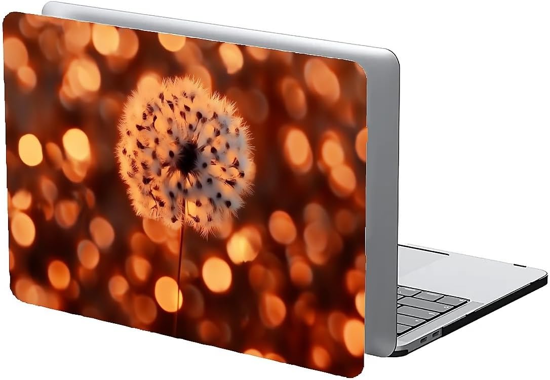Compatible with MacBook Air 13.3 13.6 Inch Case 2022 2021 2020 2019 Plastic Hard Shell Case Cover,13.3 Air (A1932/A2179/A2337), Dandelion
