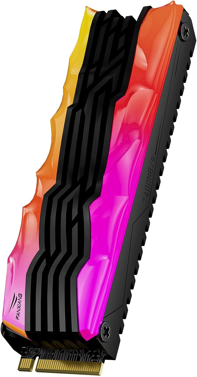 S790R 4TB NVMe M.2 SSD PCIe 4.0 x4, Internal Solid State Drive with RGB Heatsink, Up to 7350MB/s, 3D NAND TLC, PS5 Compatible, Ideal for Gaming, Creators & Professionals