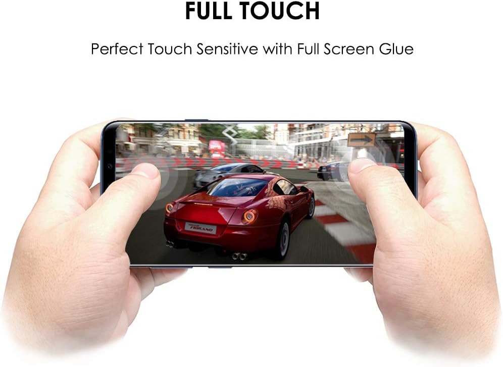 Galaxy S8 Plus Screen Protector [3 Pack], UV Tempered Glass, Edge to Edge Coverage, Full Screen Adhesive