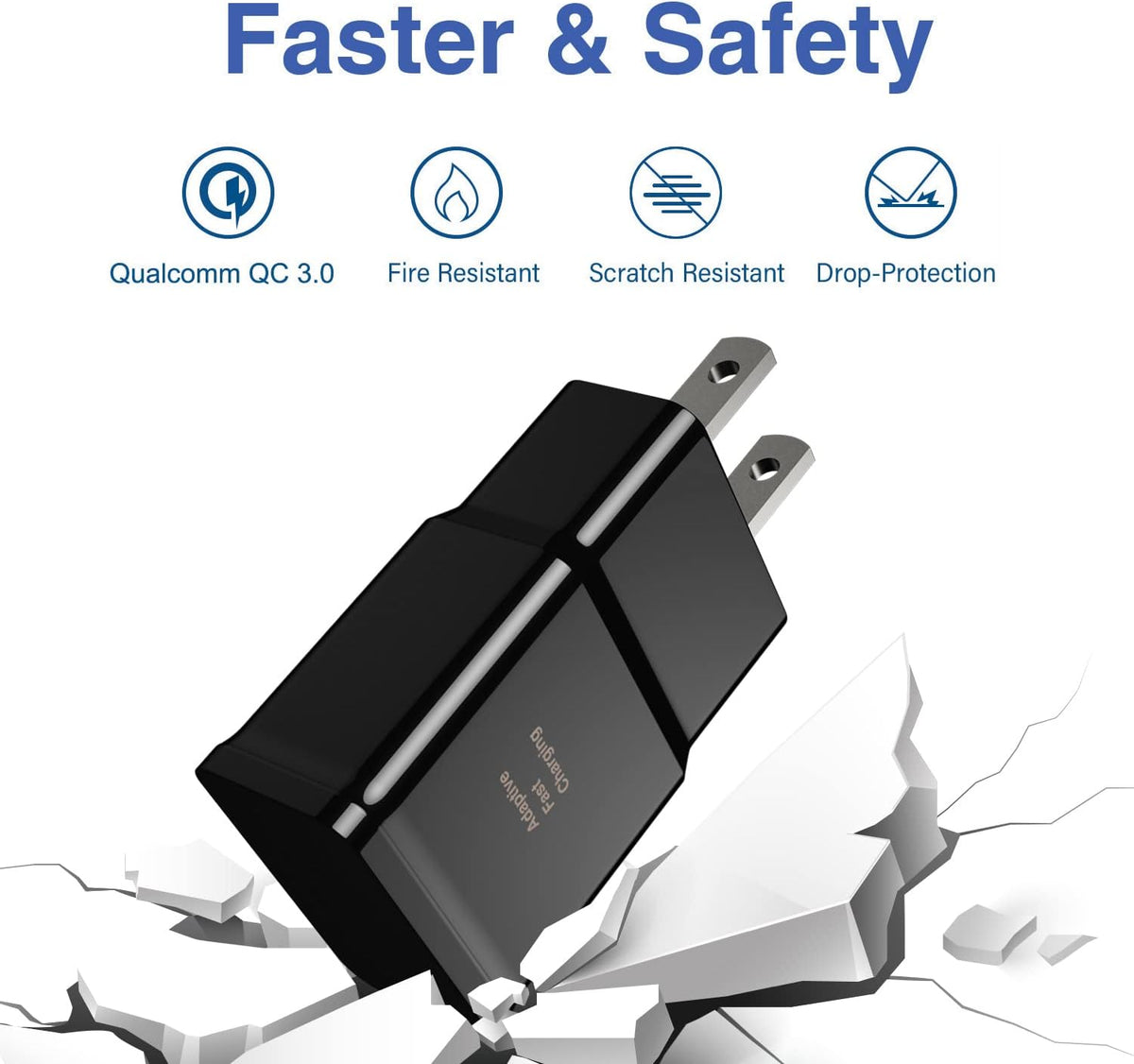 Type C Charger Fast Charging, Android Phone Charger Block with USB C Charger Cable 6.6Ft for Samsung Galaxy S24