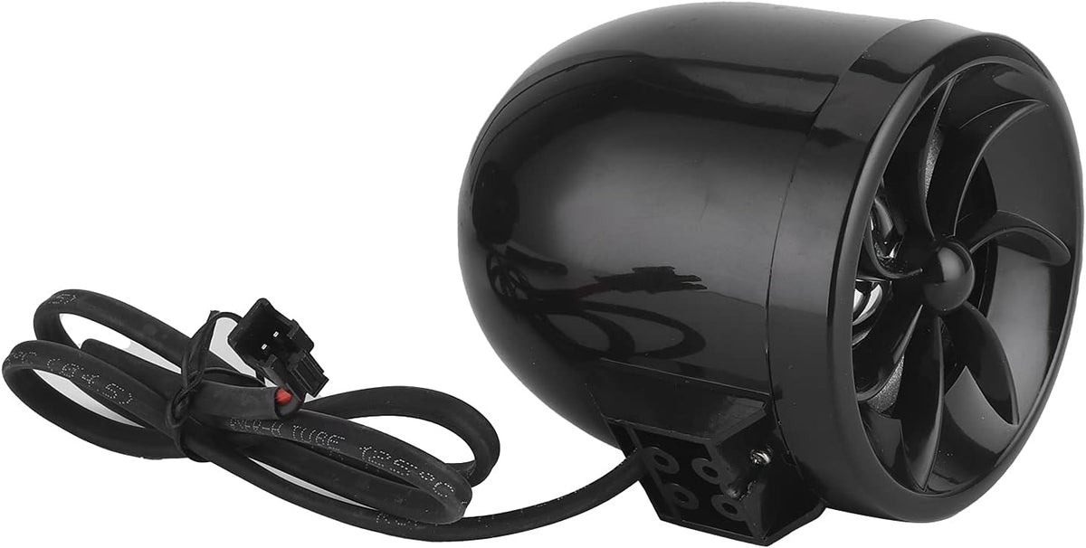 Motorcycle Speaker, 12V Audio Music Amplifier High Power Loudspeaker with Light Effect