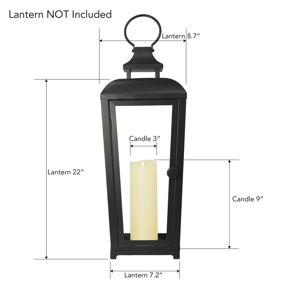 Softflame Flameless LED Candles with Remote Control, 3"x 9"Flickering 3D Moving Flame Battery Operated Candles in Real Wax Shell for Indoor Use, Home