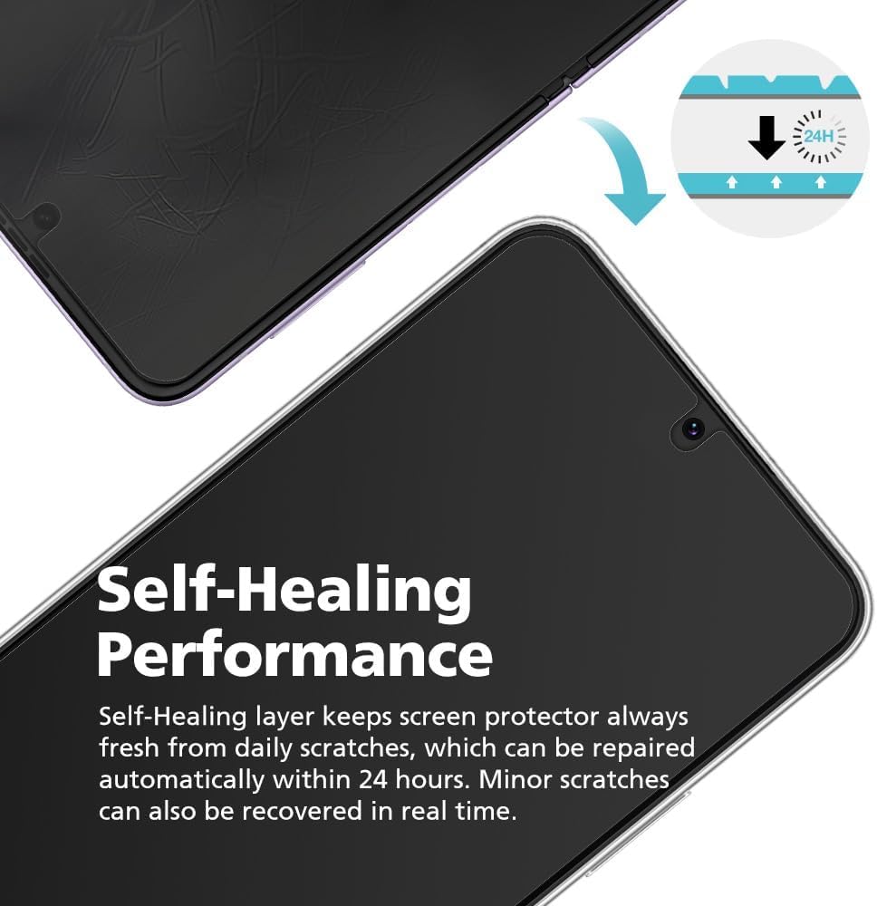 [3 Pack] For Samsung Galaxy S24, Anti-Glare Matte Screen Protector, [Support Fingerprint Unlock], Anti-Fingerprint,