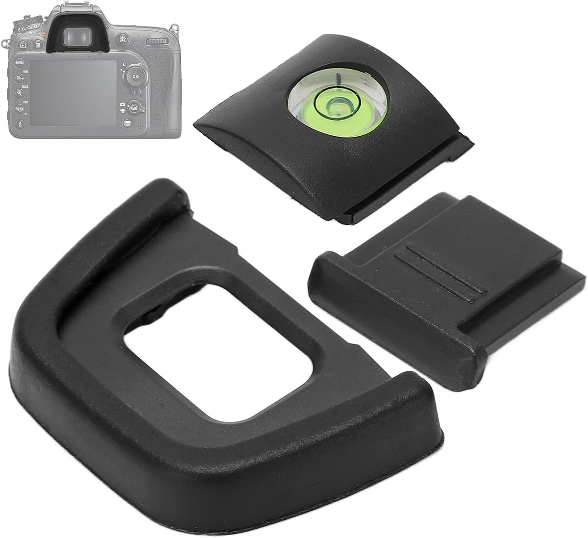 High-Performance Camera Eye Cup - Durable Plastic & Rubber