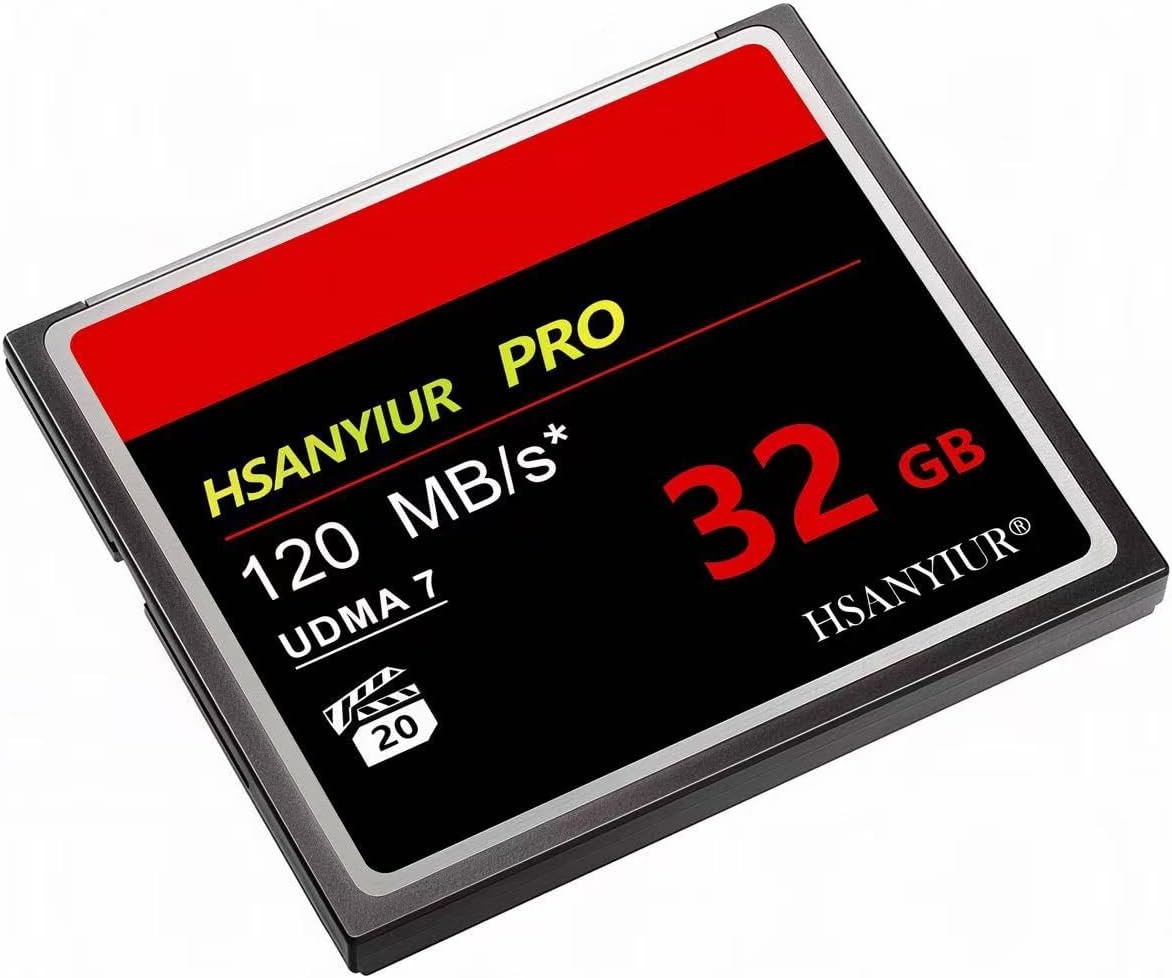 HSANYIUR 32GB UDMA High Speed Original CF Card Camera Memory Card