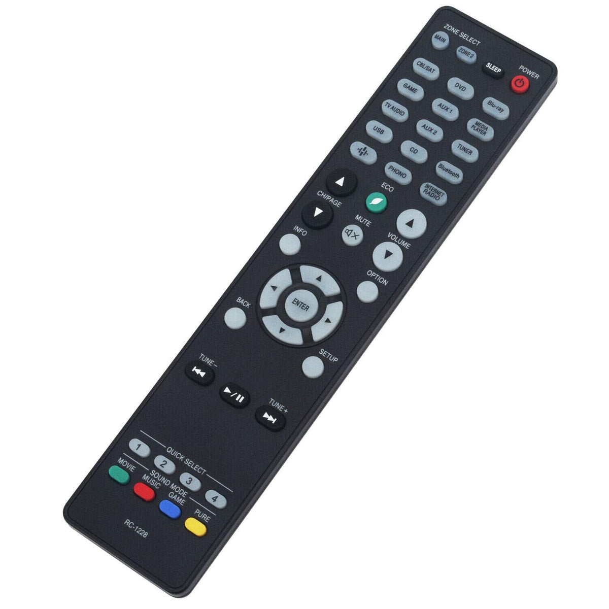 Replacement Remote Control Controller for Denon AVR-S760H 7.2-Channel 8K Video Ultra HD Home Theater AV Receiver
