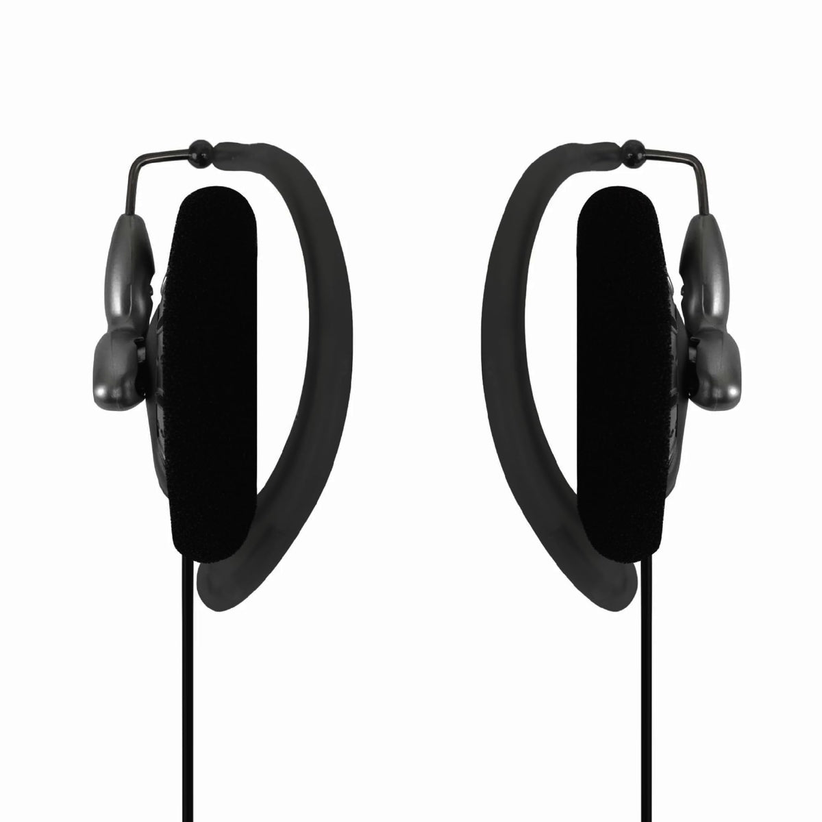 Koss KSC75 Portable On-Ear Clip Headphones, Retro Style, Ultra Lightweight, Grey