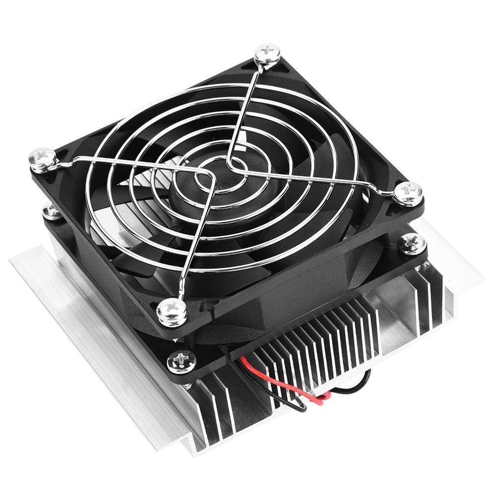 12V Semiconductor Refrigeration Module with Fan, DIY Cooling Device Peltier Cold Plate Cooler