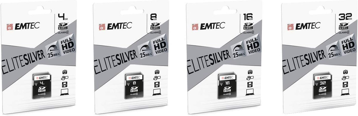 Emtec ECMSD16GHC4 Carte Mémoire SDHC Classe 4, 16 Go