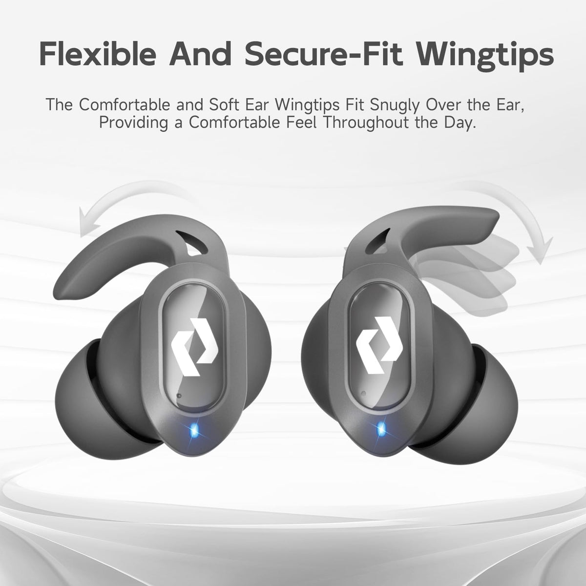 Wireless Ear buds Bluetooth Earbuds Wireless Charging Case Waterproof Headphones Built in Microphone Stereo Bass 64H Playback LED Power Display