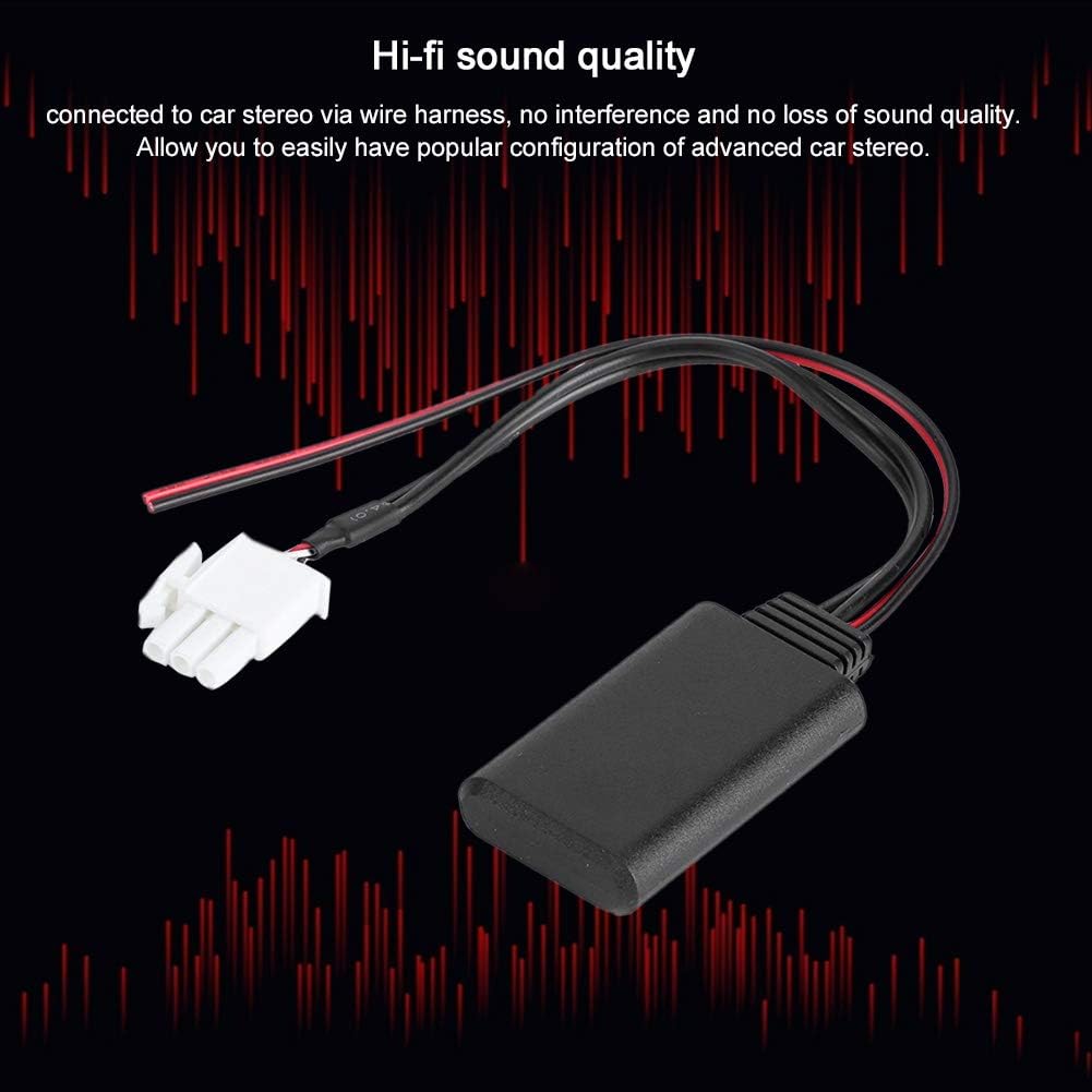 For Honda Goldwing Bluetooth Adapter, Receiver for Honda Goldwing Gl1800 Female Stereo Audio Jack Adapter Cable