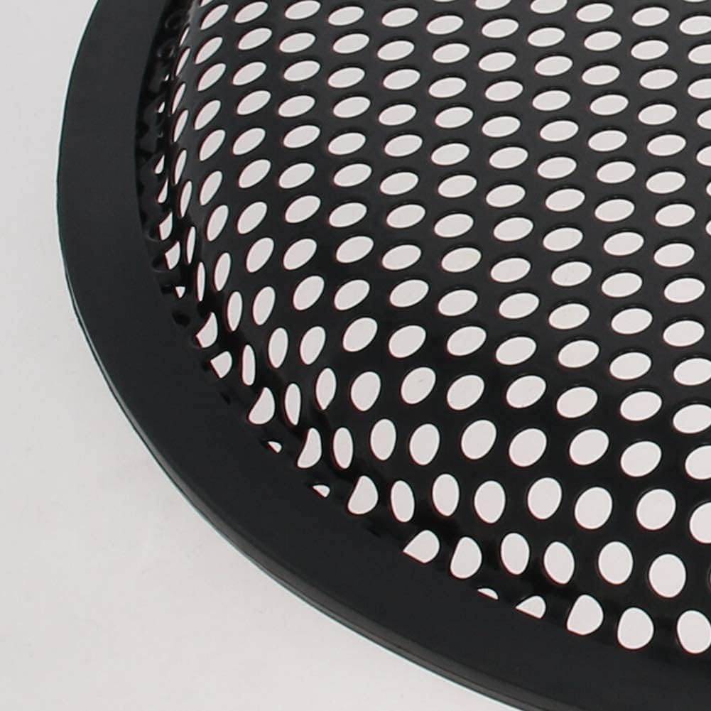 Fielect 4Pcs Black 10 inch Speaker Grill Cover - SubWoofer Grille Speaker Covers Waffle Grill Cover Guard Protector