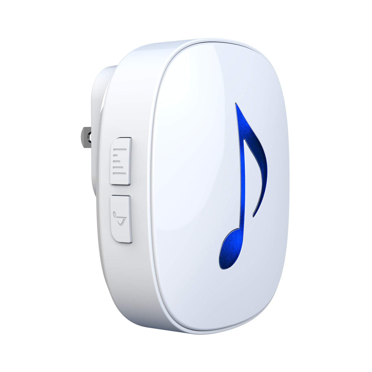 HTZSAFE Wireless Door/Window Magnetic Sensor Alarm-600 Feet Long Wireless Transmission Range-35 Classic Melodies Optional,4 Volume Levels & LED