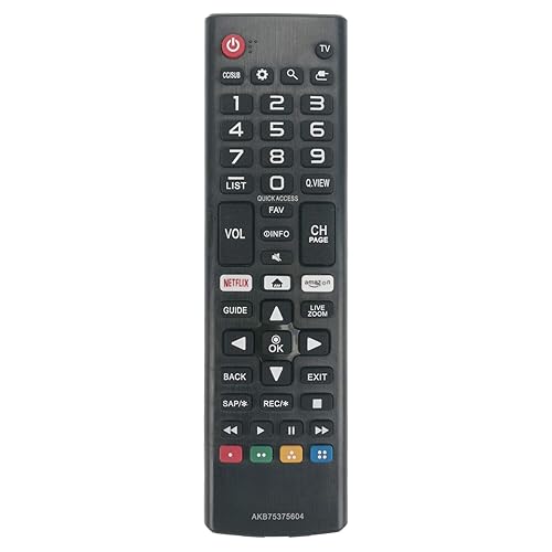 NTQinParts Replacement TV Remote Control Controller for LG 32LQ630BPUA 32LK540BPUA 32 Inch HDR Smart LCD HD TV
