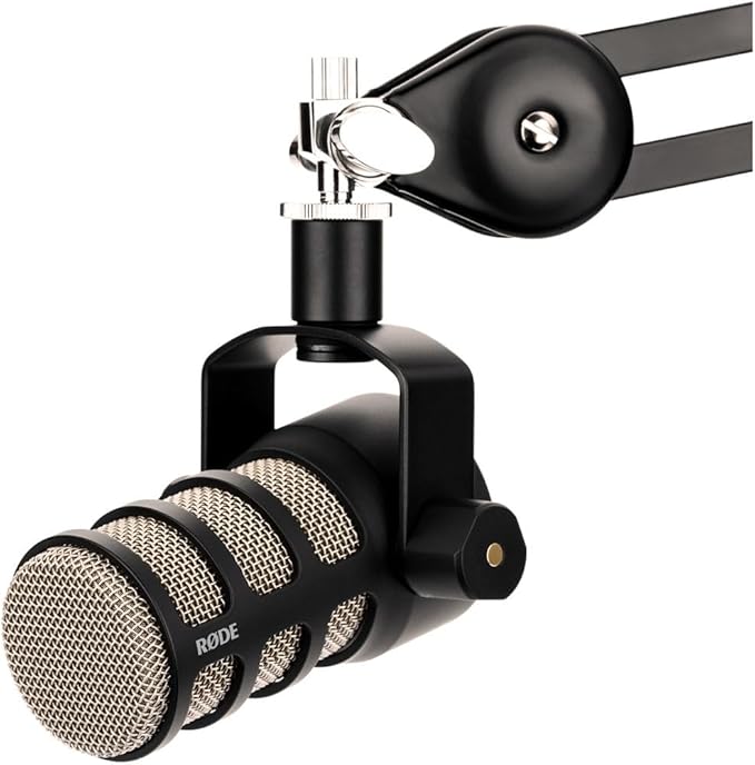 Rode PodMic Dynamic Podcasting Microphone Bundled with 20ft XLR Microphone Cable + Cleaning Cloth (3 Items)