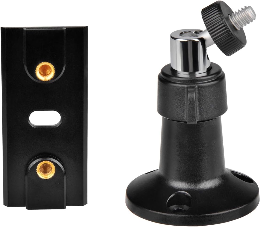 Mount Bracket for Ring Spotlight Cam Plus/Pro, Adjustable Ceiling Mounting Bracket for Better View Angle, 1-Pack, Black