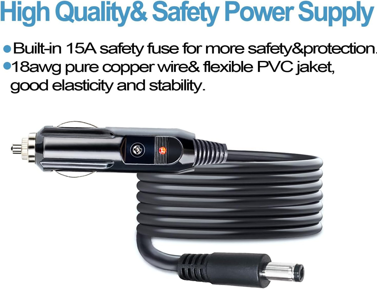 Car Charger Replacement for Spectra S1 S2 SPS100 SPS200 Breast Pump Power Adapter Cord Supply