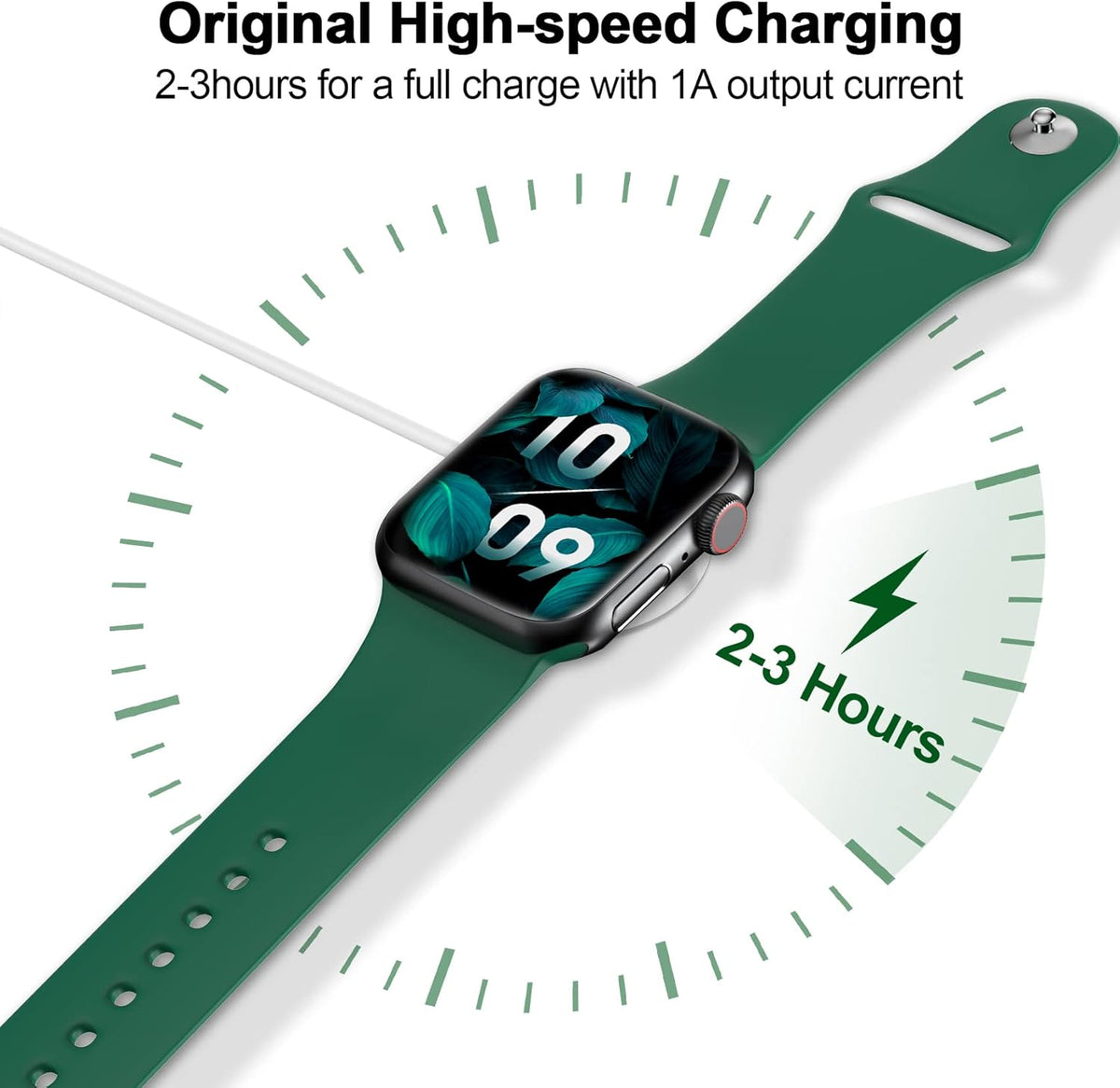2024 Upgraded Magnetic Fast Charging Cable for Apple Watch [Portable] Compatible with iWatch Series Ultra/9/8/7/6/SE