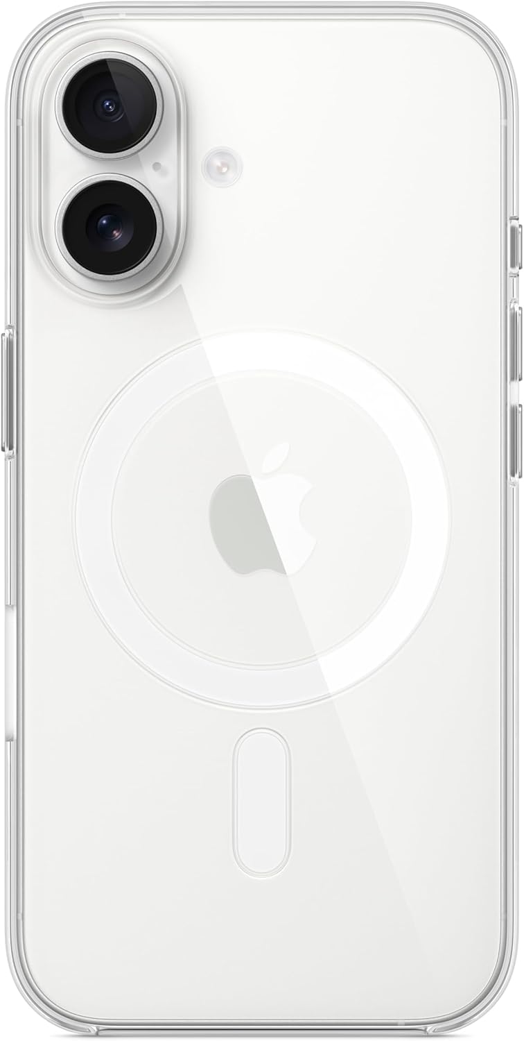 Apple iPhone 16 Clear Case with MagSafe and Camera Control: Lightweight Phone Case, Wireless Charging Compatible, Smooth Glossy Finish