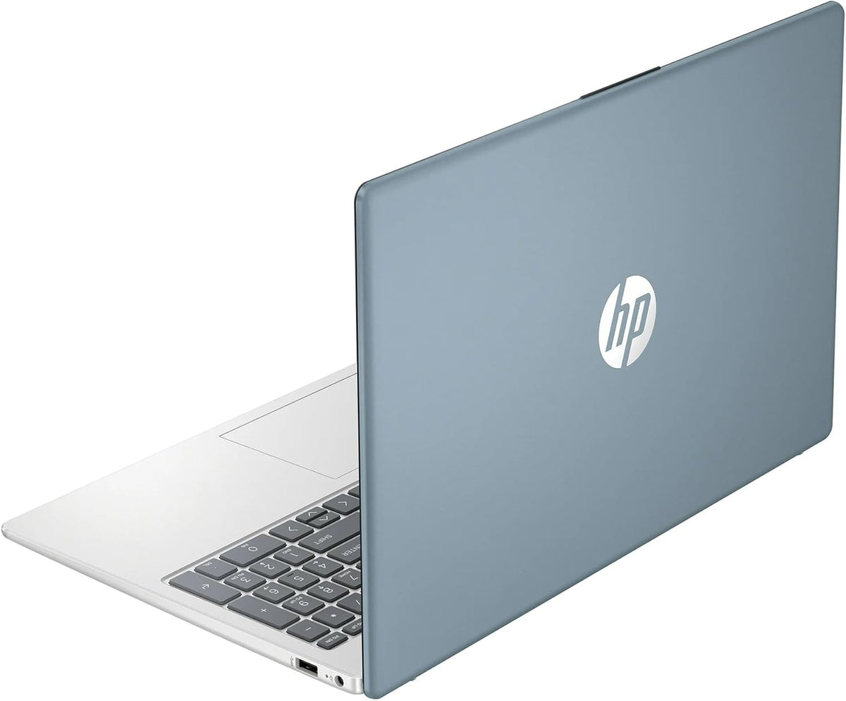 HP Touch Screen Laptop Computer, 15.6" FHD IPS LED Touchscreen Laptop 16GB RAM 512GB SSD, Intel Core i3-N305, Windows 11 Pro with Microsoft Office Lifetime Suite, SageNova Earphones, Moonlight Blue