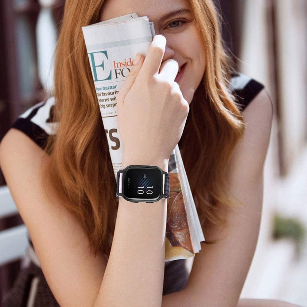 Motast 1.69" Smartwatch Band Compatible Stretch Nylon Adjustable Replacement Strap