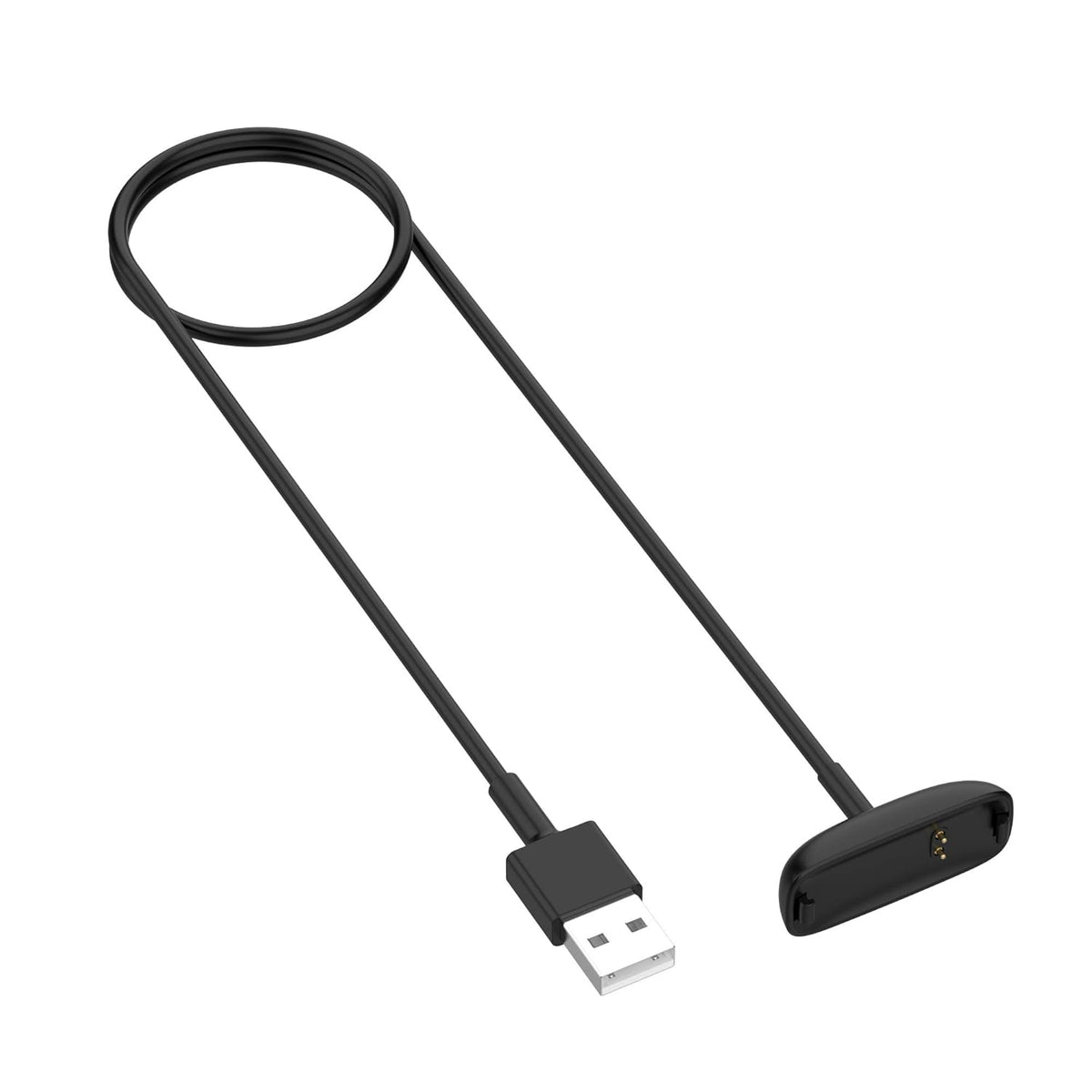 FitTurn USB Charger Compatible with Fitbit Inspire 3 Activity Tracker, 3.3ft/100cm Replacement Charging Clip Cable Base