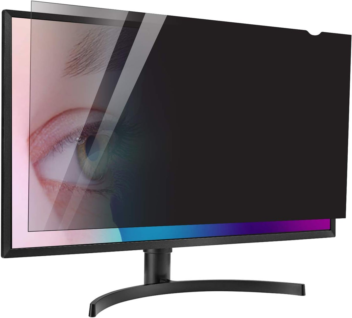 22 inch Computer Privacy Screen Filter for 16:9 Aspect Ratio Widescreen Monitor - Anti-Glare & Anti-Scratch Protector Film - Blue Light Filter (22 Inch (Diagonal) - 16:9Aspect Ratio)