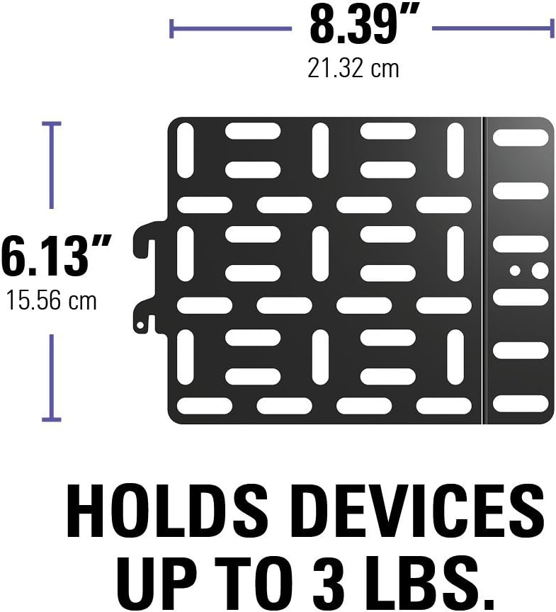 Sanus SASP1-B1 Streaming Media Player Mounting Bracket Hides Most Small Devices Up to 3 lbs. Behind Your TV - Apple TV