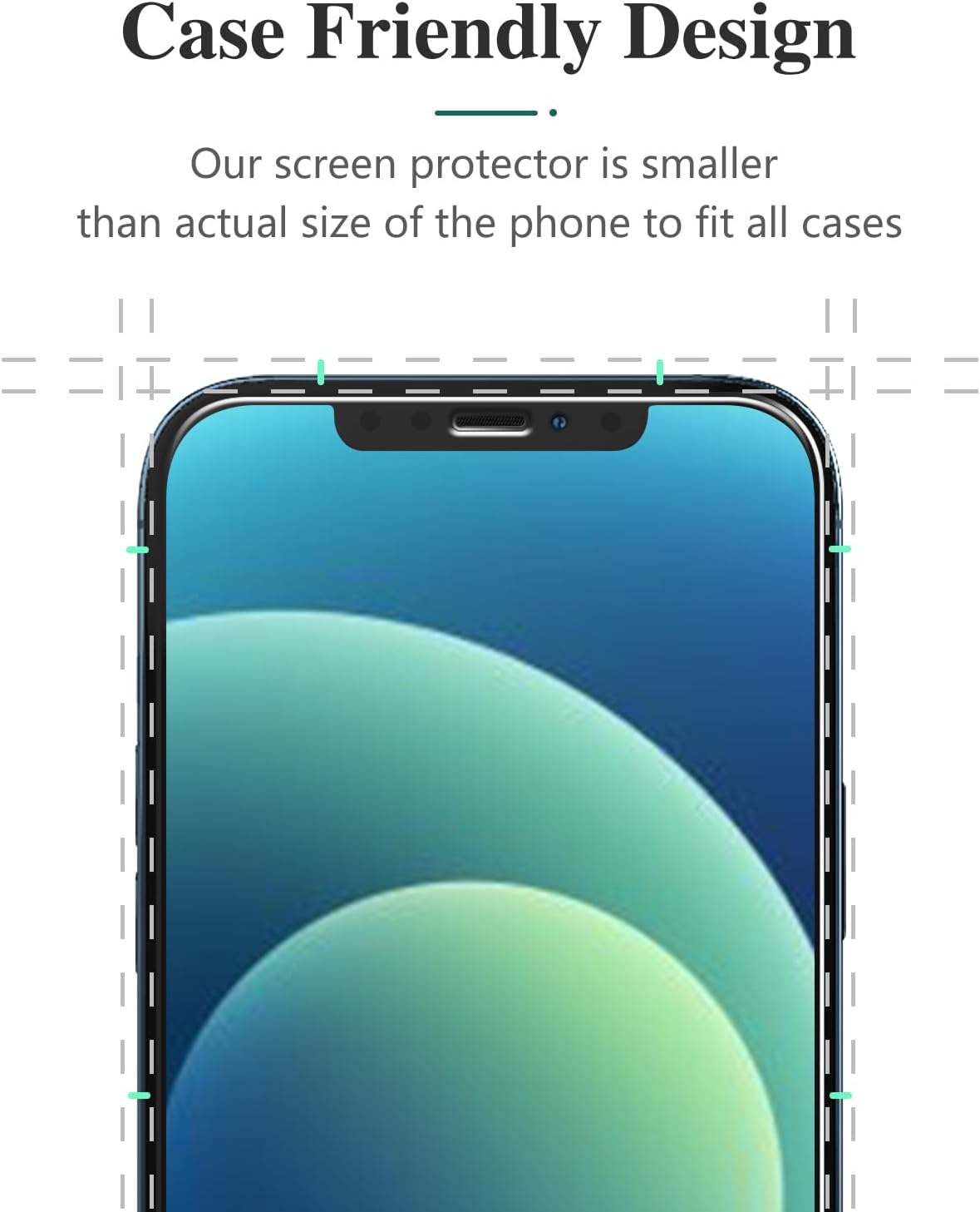Pokolan [3-Pack] Screen Protector for iPhone 12 Mini, Tempered Glass, 9H Hardness, Bubble Free, Case Friendly