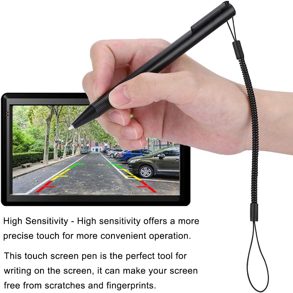 Anti-scratch Stylus Pen for Resistive Touch Screens, Spring Rope for POS PDA Navigator