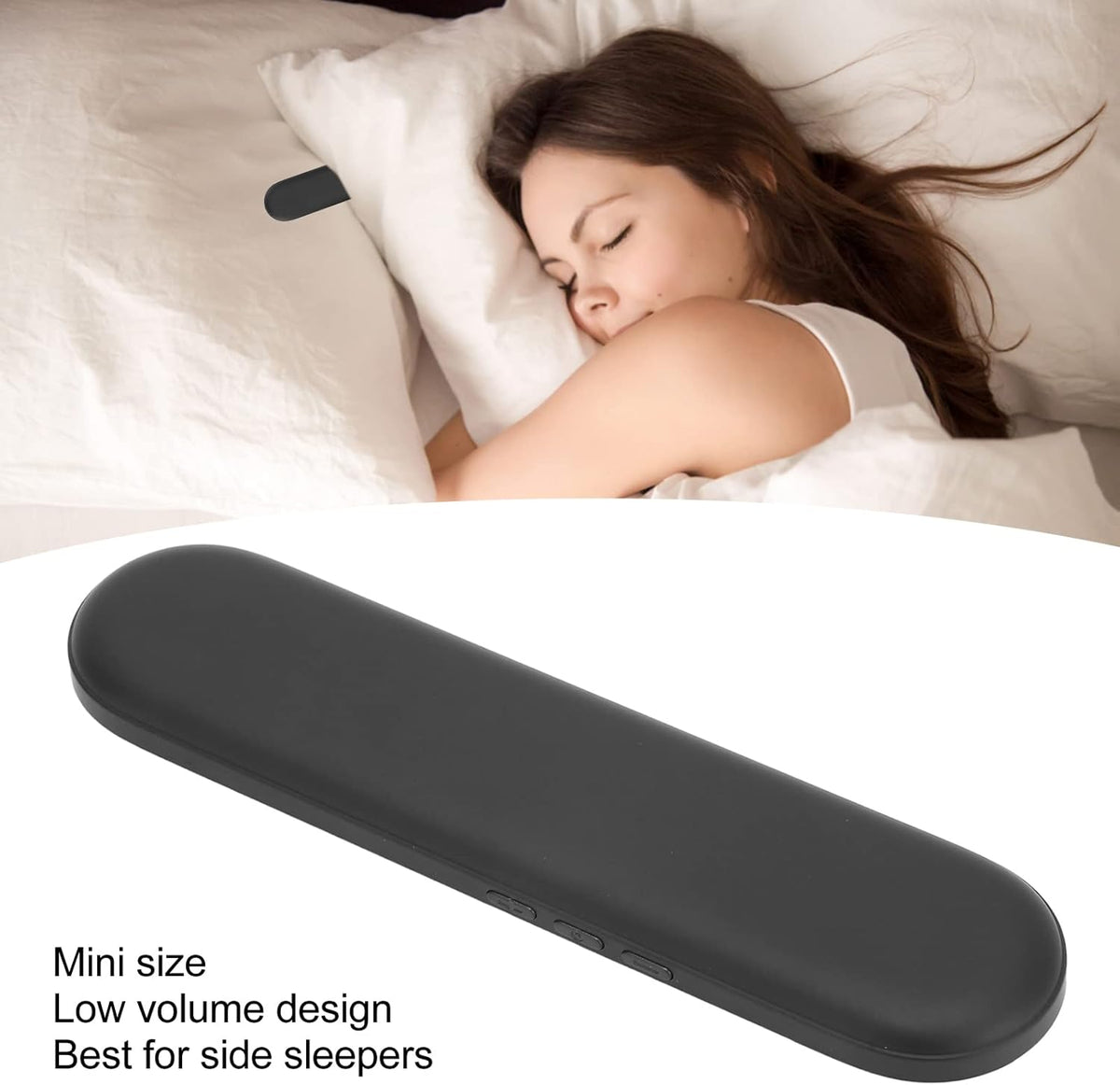 Bluetooth Pillow Speaker for Sleeping, Mini Portable Stereo Bass, Soft Whispering Sound Under Pillow