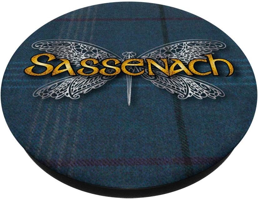 Sassenach Dragonfly Blue PopSockets Swappable PopGrip