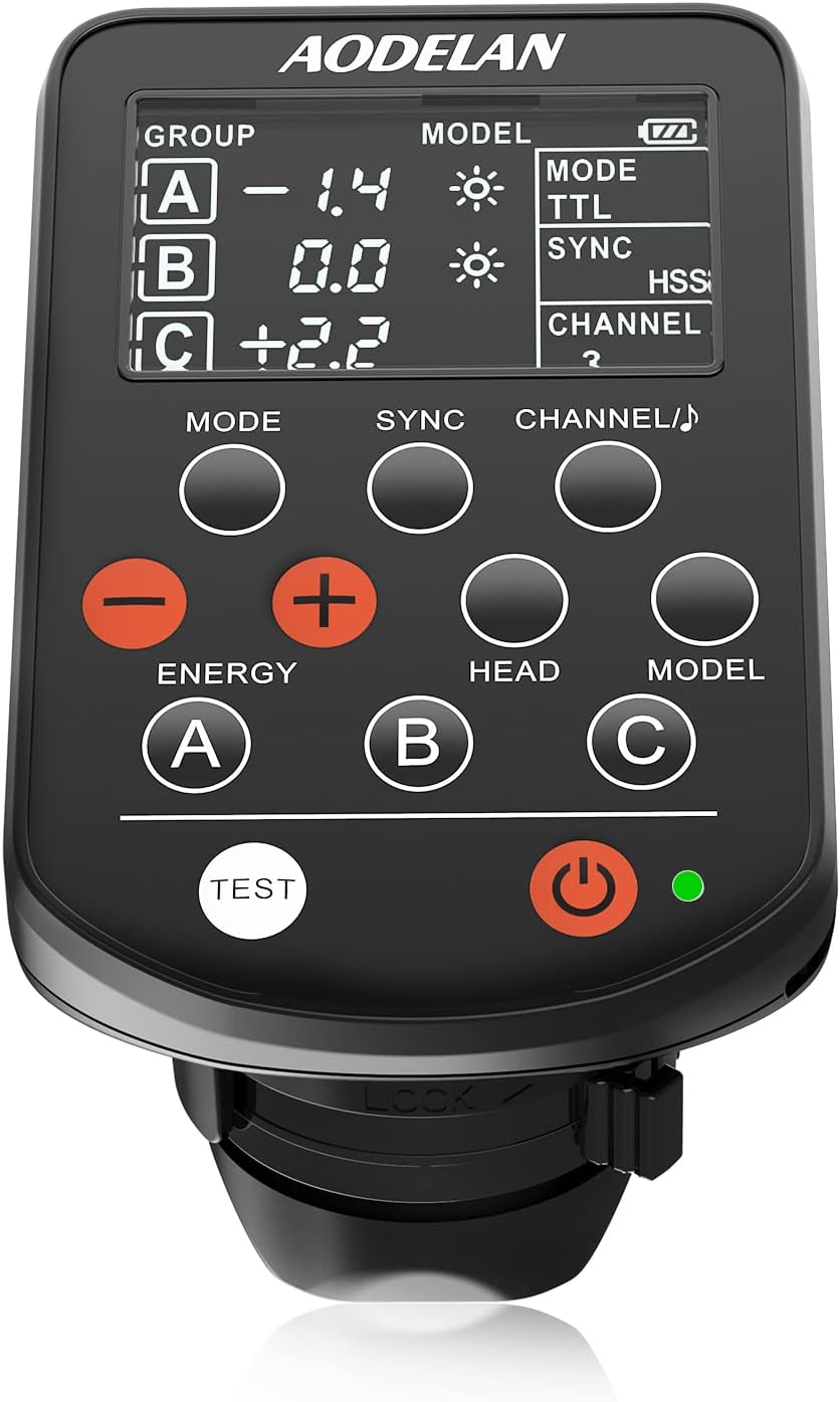AODELAN TTL Wireless Flash Trigger for Canon Cameras, Support 1/8000s HSS Function; Replace P-rofoto Air Remote TTL-C