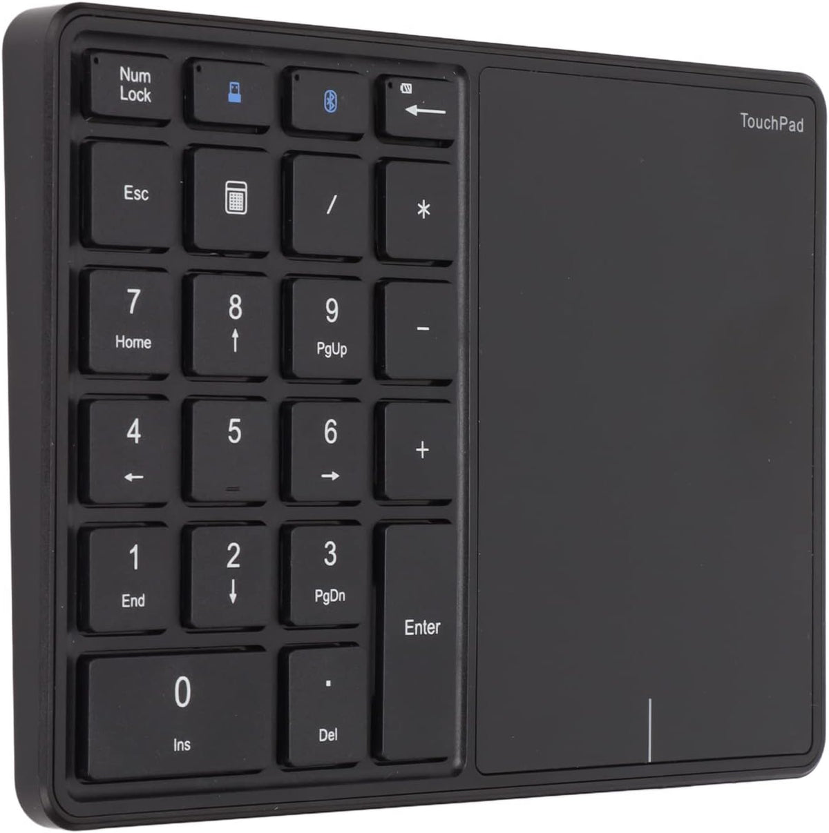 Yosoo Numeric Keypad Touchpad 2 in 1 Wireless Slim Number Pad, 22 Keys Bluetooth 4.2, Portable Financial Accounting