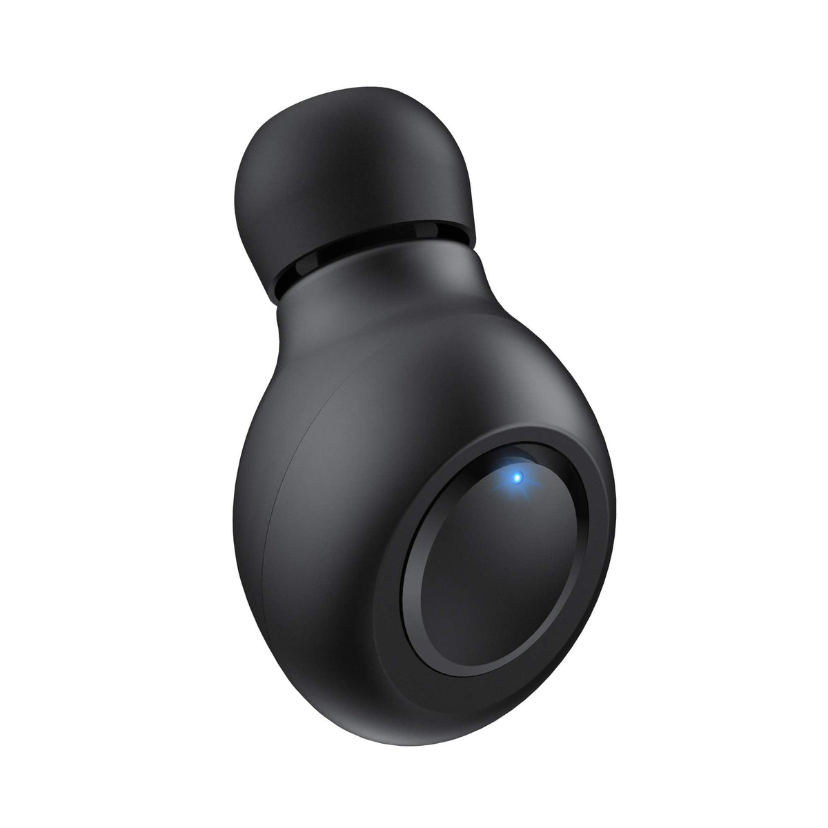 Single Ear Wireless Earbud Bluetooth Headset in Ear Mini Invisible Bluetooth Headphone Business Earphone with Mic 6-Hour Playtime Magnetic USB
