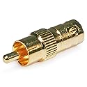 Monoprice BNC Female to RCA Male Adaptor - Gold Plated