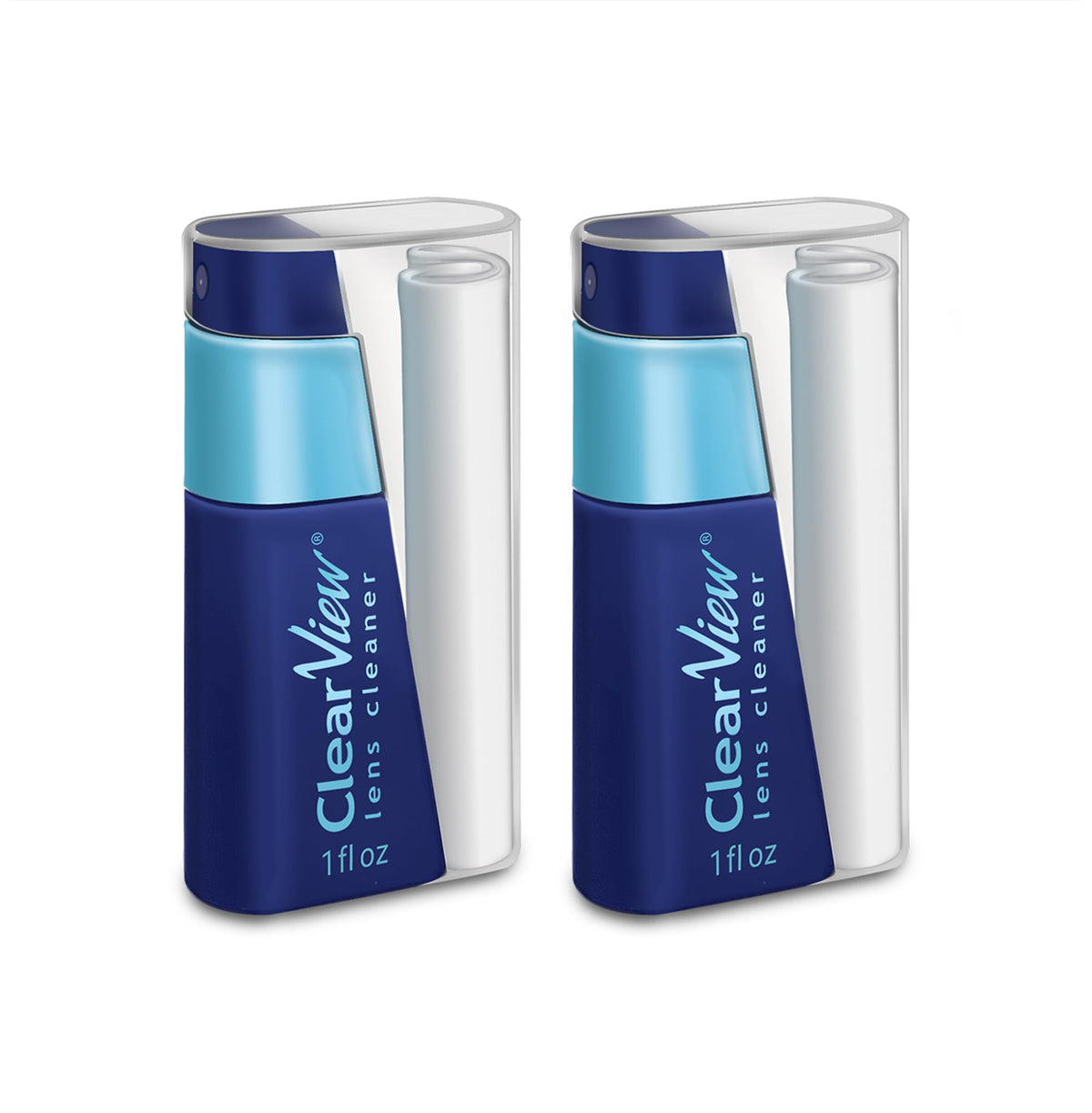 Portable Lens Cleaner Kit - Eyeglass Lens Cleaner Spray Kit with Refillable Spray + Microfiber Cloth, Compact Eye Glass Cleaners Spray, Safe for All