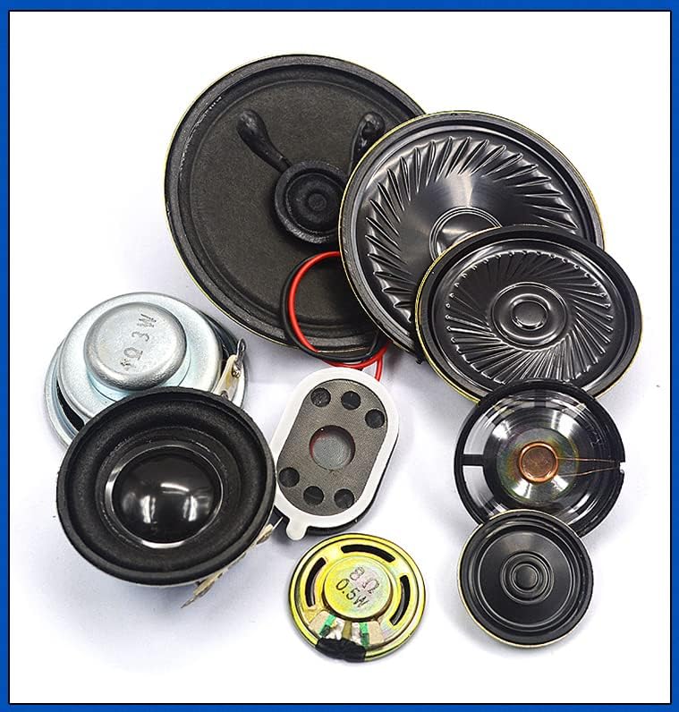 Fielect DIY Magnetic Speaker 2W 8 Ohm Replacement Loudspeaker 36mm Diameter (2pcs)