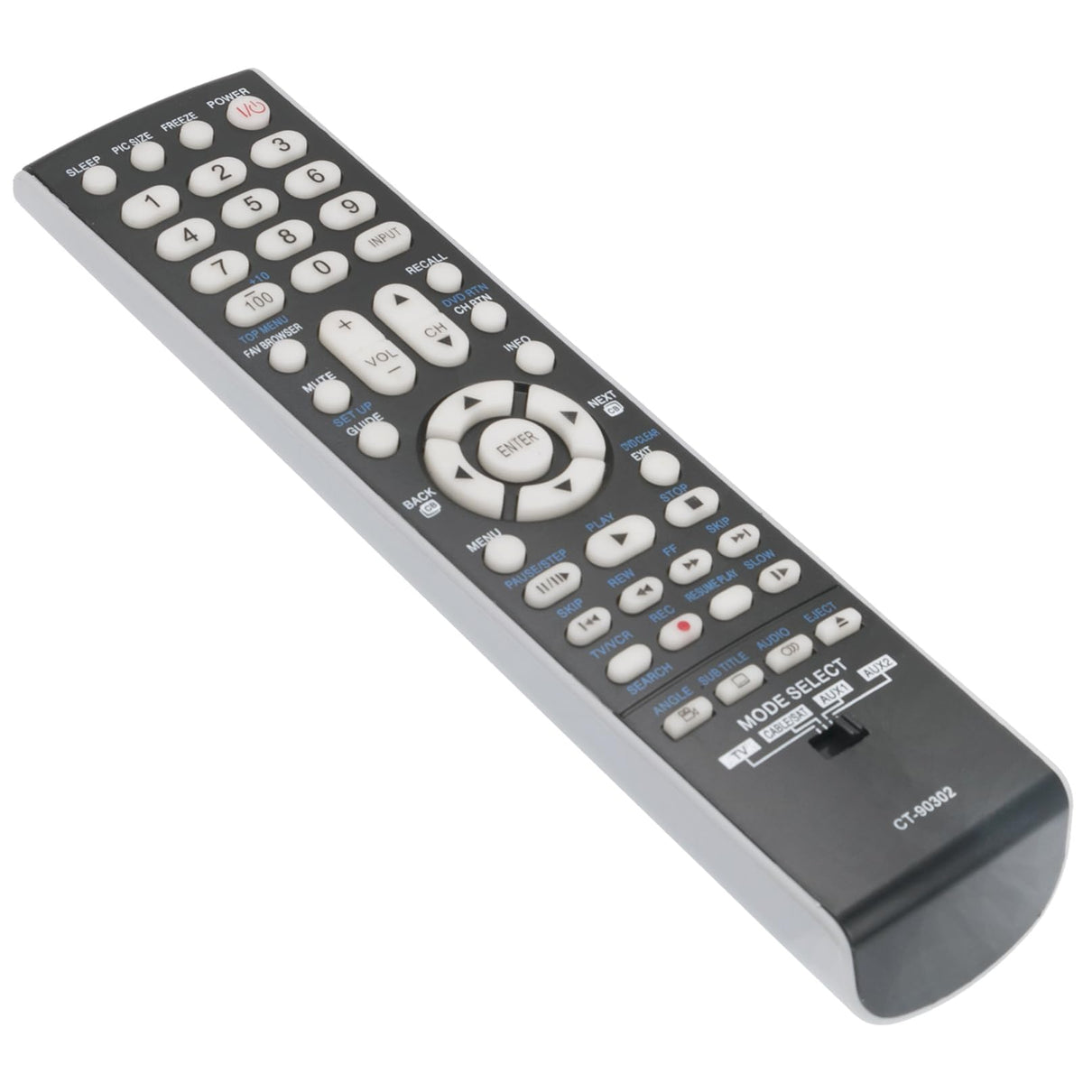 CT-90302 Replace Remote Control CT90302 fit for Toshiba TV 22AV500 22AV500U 37CV510U 40G300U3 32RV530U 40" LCD 42RV530 42RV530U 55G300 55G300U LCD LED