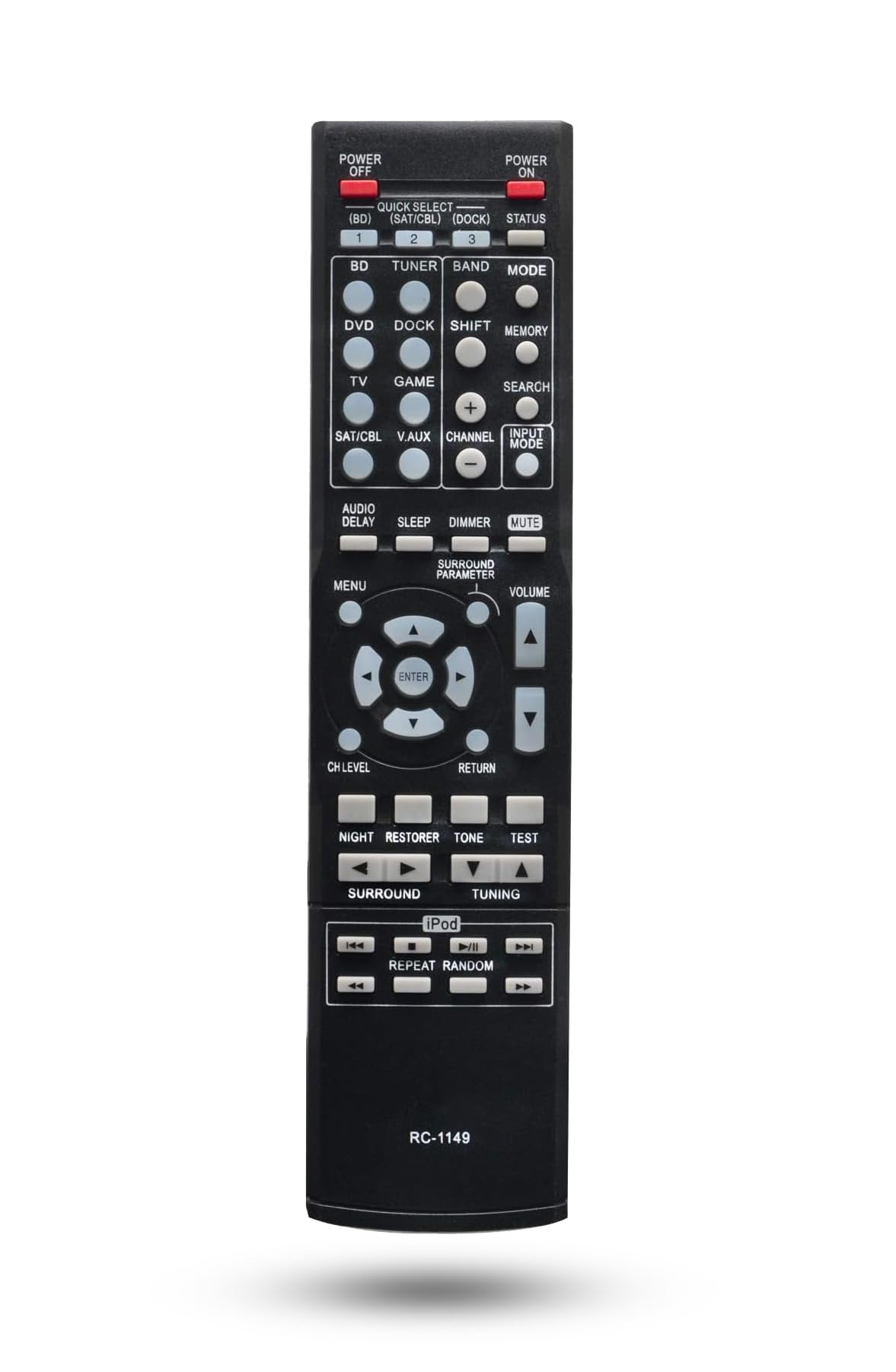 RC-1149 Replacement Remote Control for Denon AVR-391 DHT-391XP AVR-591 AVR-930 AVR-390 AVR-1311 AVR-1312 AV Receiver
