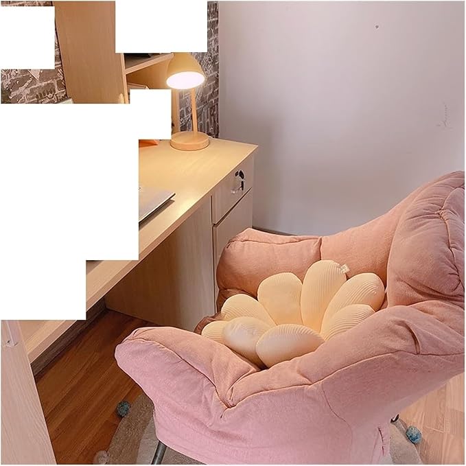 Gaming Chair Computer Chair Sofa Wholesale Armchair Bedroom Comfortable Chair Armchair Chair (Color : Tq Beige Cotton and)