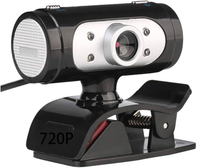 Computer Camera HD 1080P Webcam Mini Computer PC WebCamera with Microphone Rotatable Cameras for Live Broadcast Video Calling (Color : 720p)