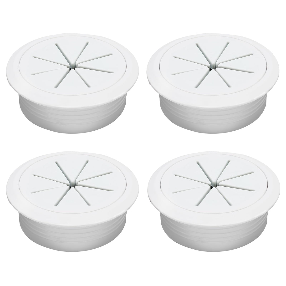 BOPOREAE 4 Pcs Desk Grommet 2-1/16" (53mm), Desk Hole Cover for Cables