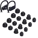 Replacement Silicone Eartips Earbuds Buds Set for Powerbeats Pro Wireless Earphone Headphones,8 Pairs (Blcak)
