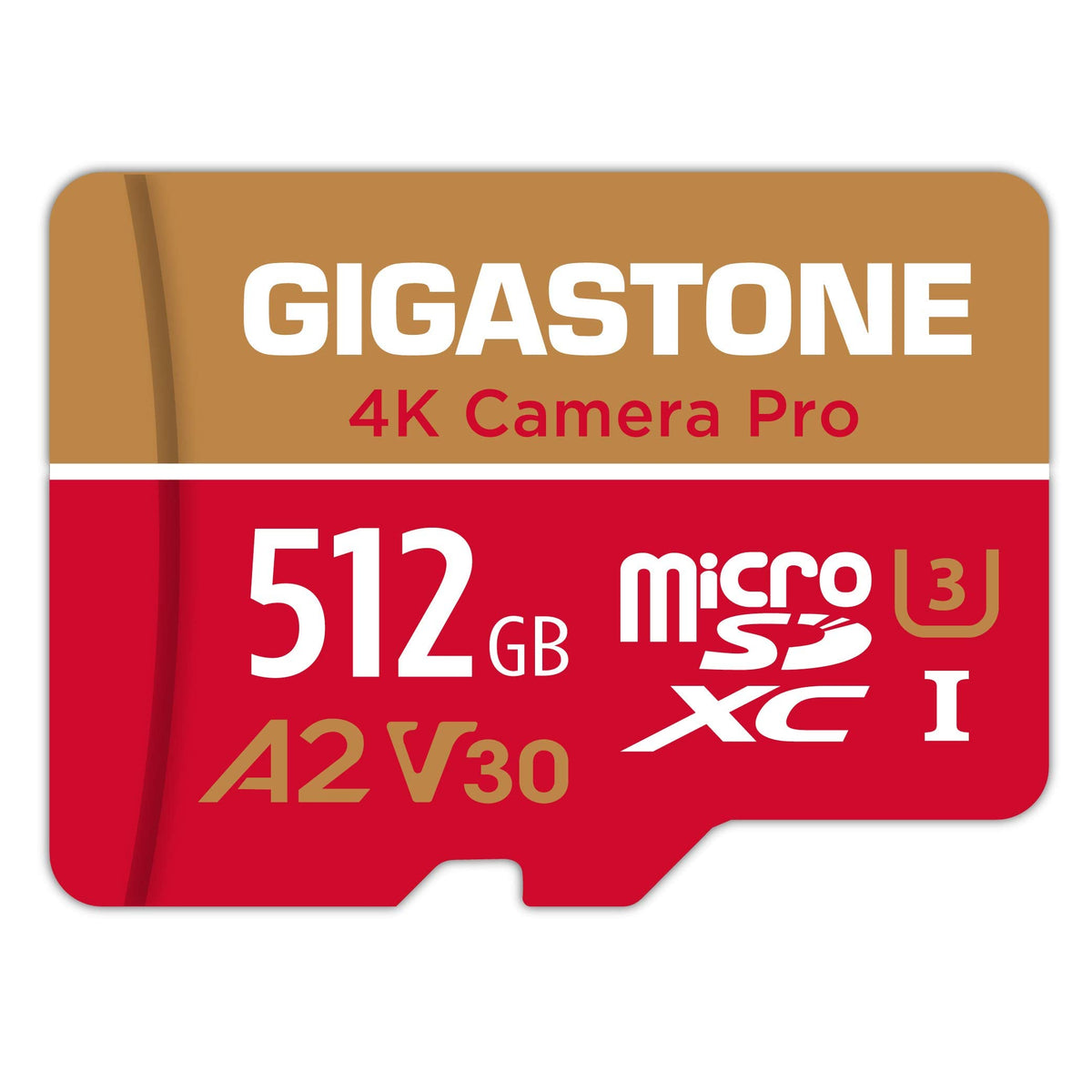 ?5-Years Data Recovery? GIGASTONE 512GB Micro SD Card, 4K Camera Pro, A2 V30 for Smartphone, Gopro, Action Cams, 4K UHD Video Recording, R/W up to