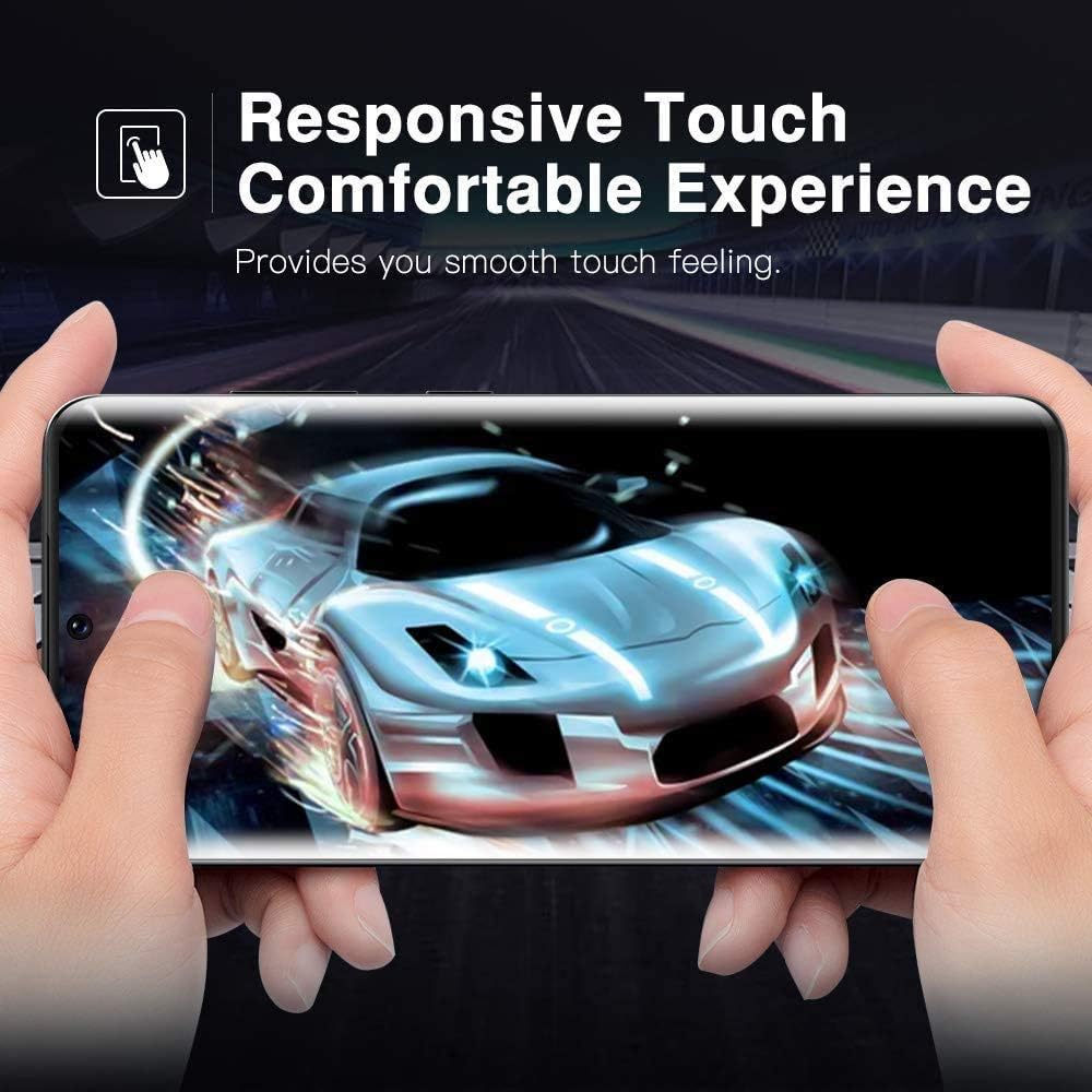[2+2 Pack for Samsung Galaxy Z Flip 4 5G] EPU Inner Screen Protector + Camera Lens Outer Protector, Full Coverage