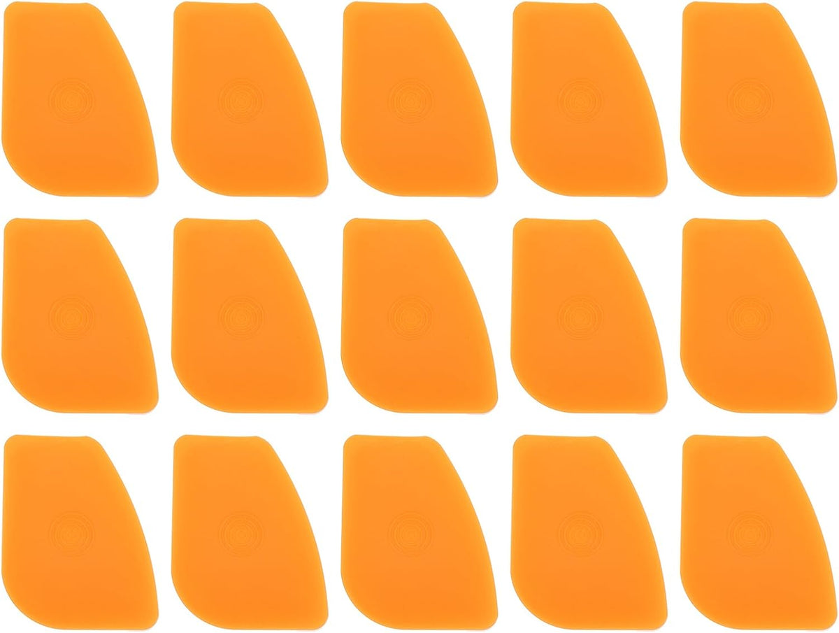 MECCANIXITY 15pcs Thin Phone Pry Opening Tools, Plastic Dual Ends Spudger for PC Tablet Laptop Repair Tool Kit, Orange